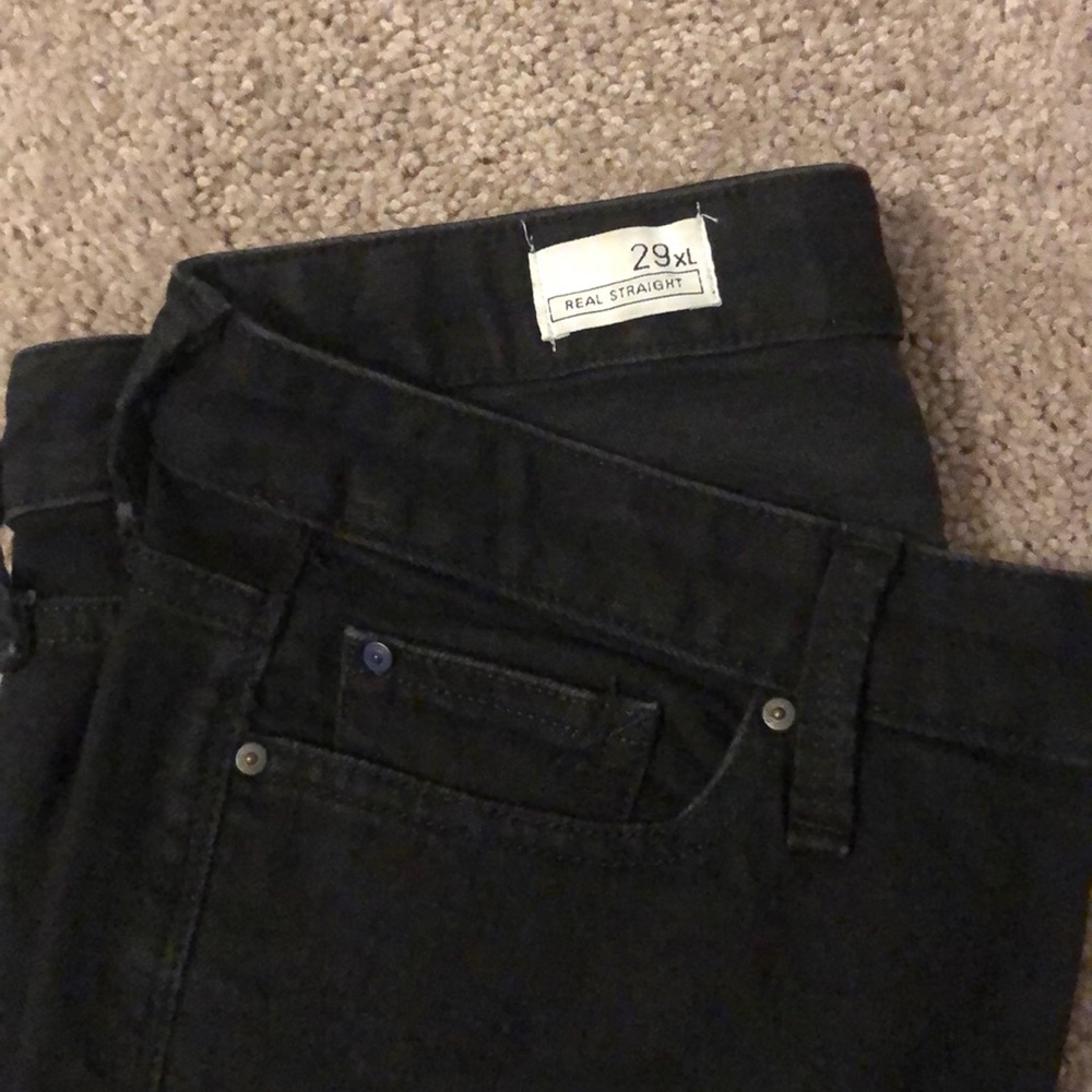 Gap size 29 extra long black pants